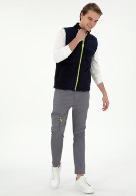 Erkek Gri Kanvas Pantolon - 50291168043