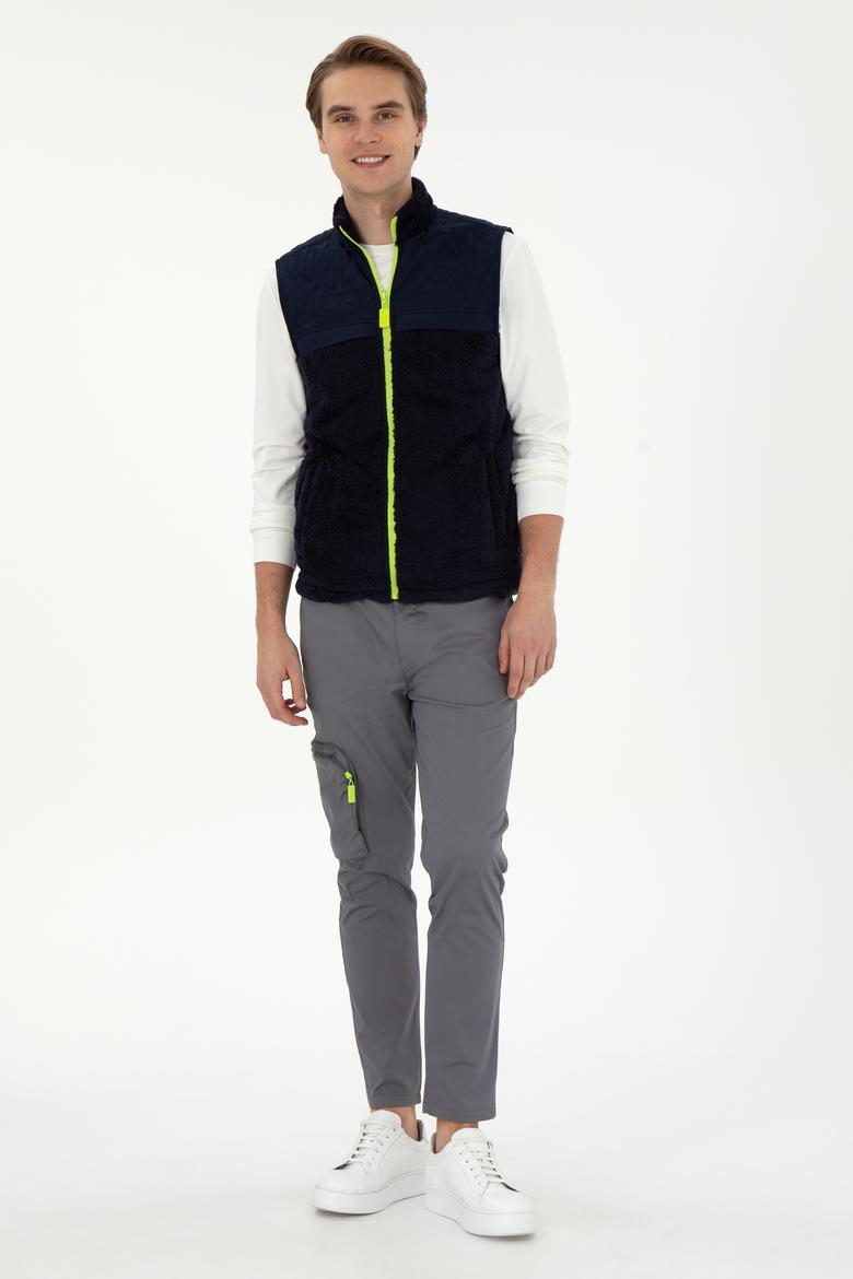 Erkek Gri Kanvas Pantolon - 50291168043