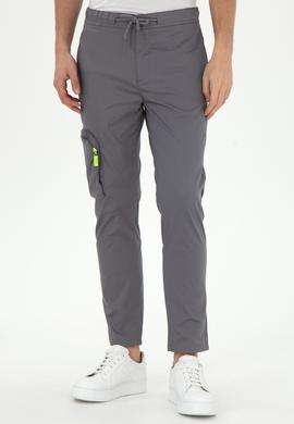 Erkek Gri Kanvas Pantolon - 50291168043