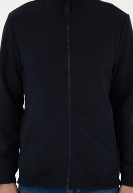 Erkek Lacivert Örme Hırka - 50290747007