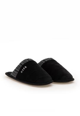 Erkek Siyah Ev Terliği - 50295558016