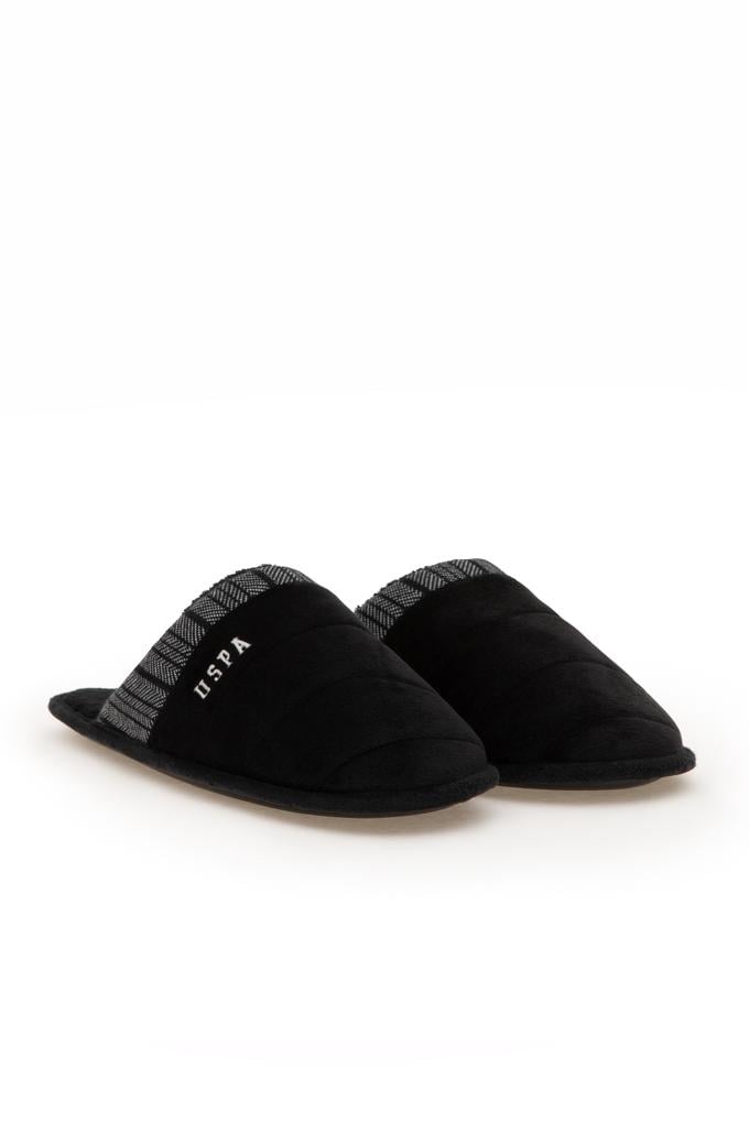 Erkek Siyah Ev Terliği