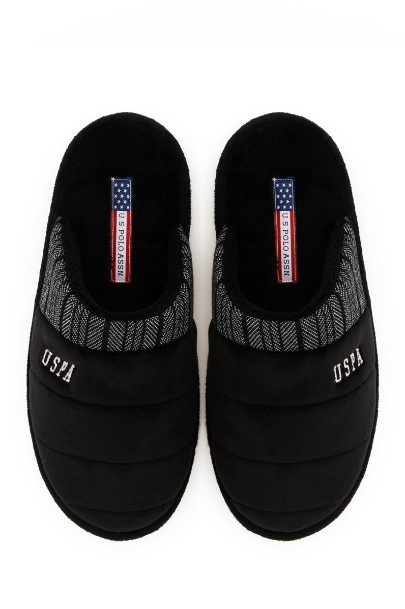 Erkek Siyah Ev Terliği