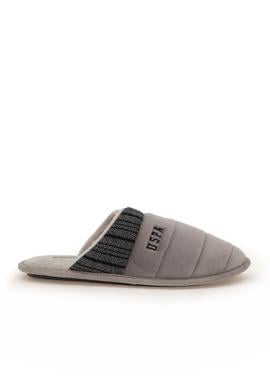 Erkek Gri Ev Terliği - 50295558004