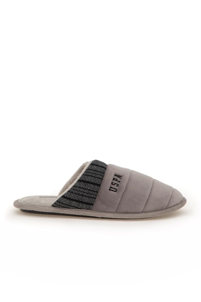 Erkek Gri Ev Terliği - 50295558004