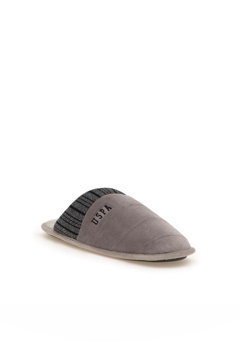 Erkek Gri Ev Terliği - 50295558004