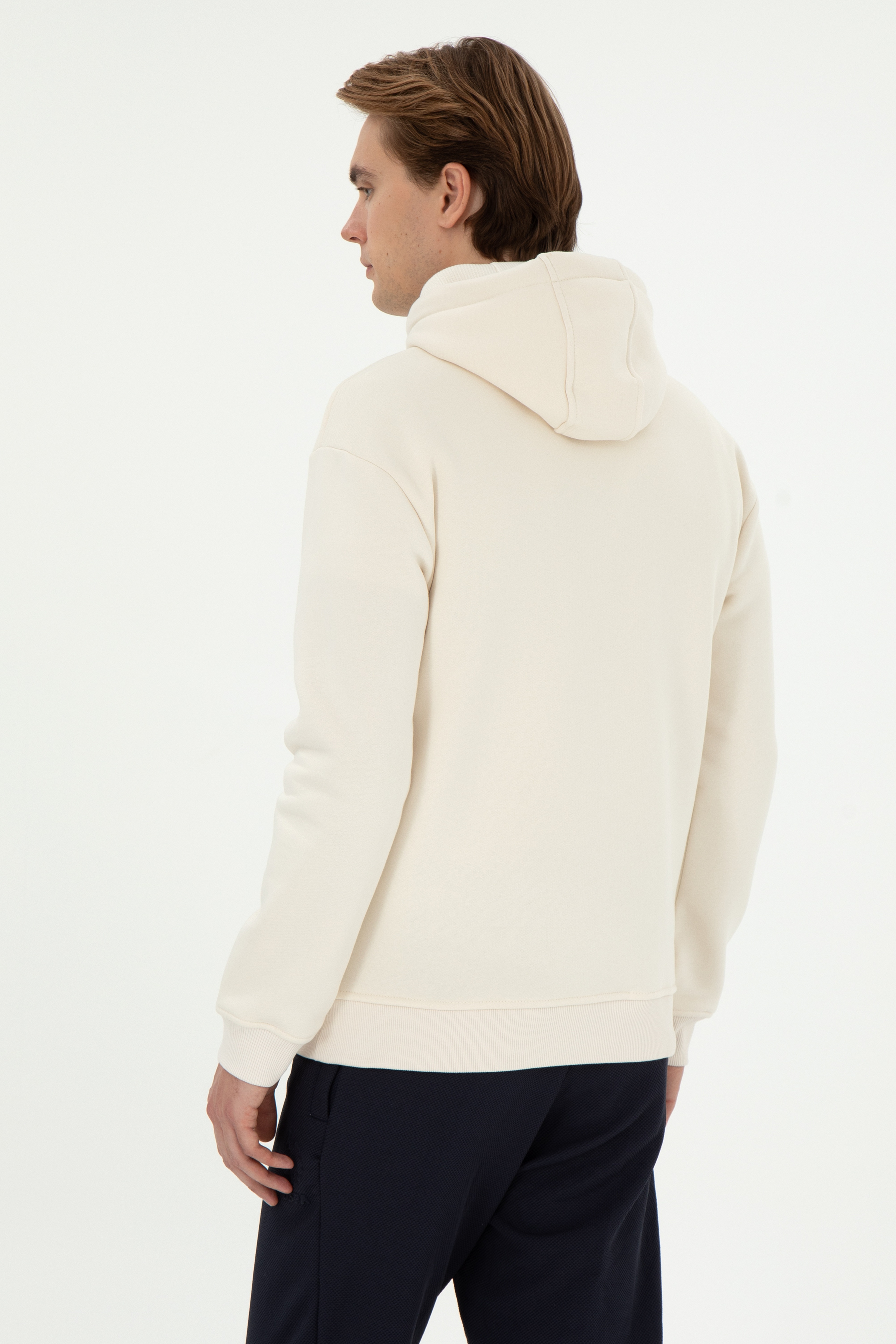 Erkek Krem Sweatshirt