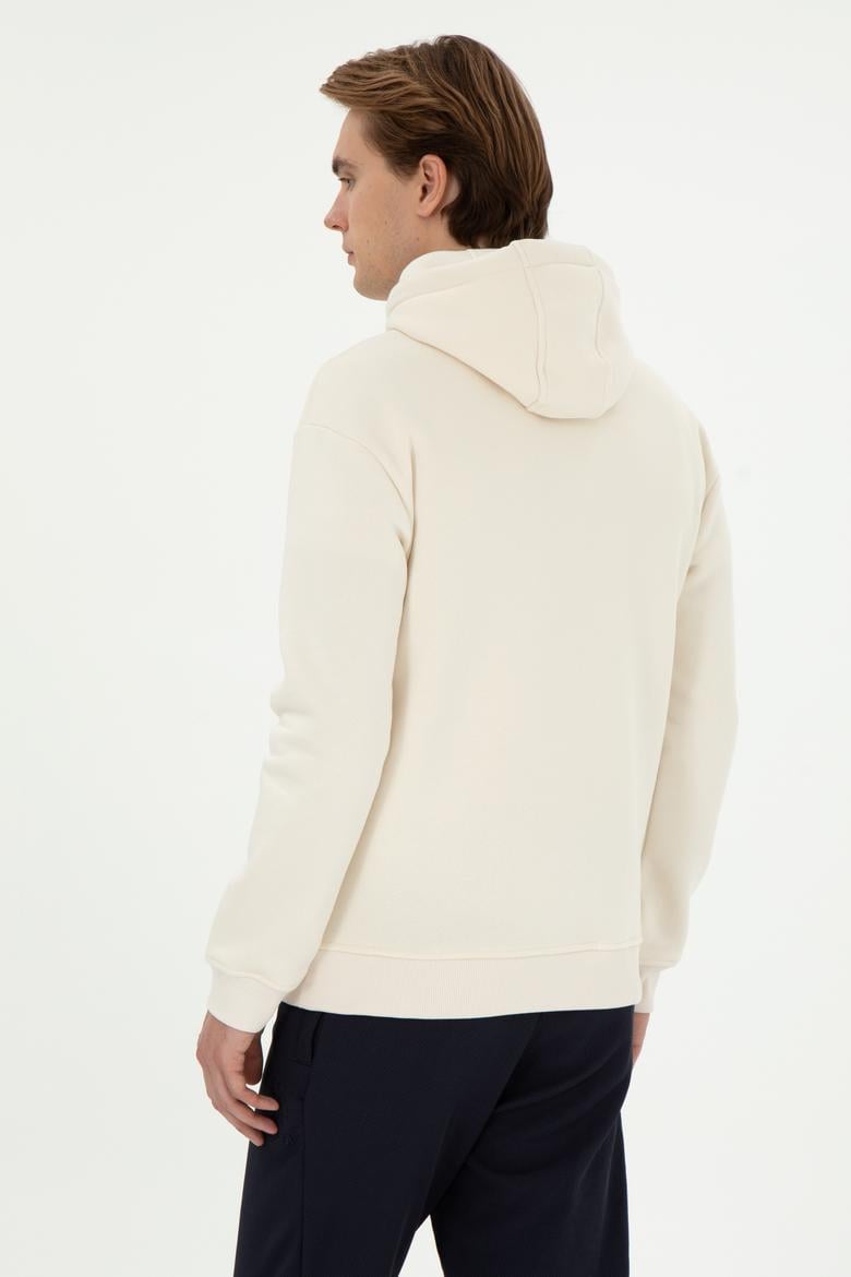 Erkek Krem Sweatshirt - 50290888021