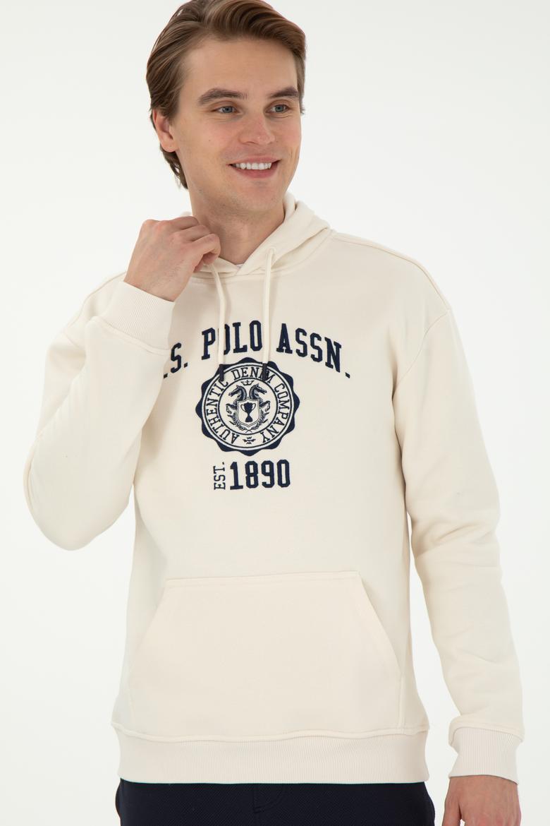 Erkek Krem Sweatshirt - 50290888021