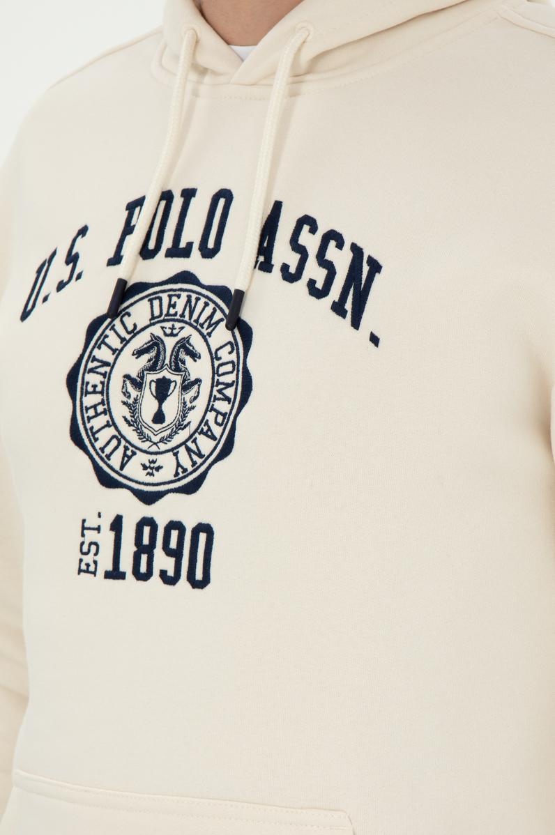 Erkek Krem Sweatshirt