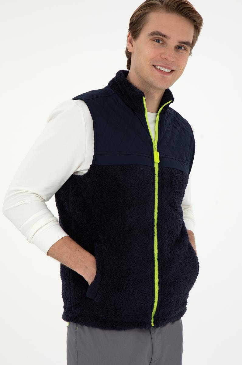 Erkek Lacivert Örme Hırka