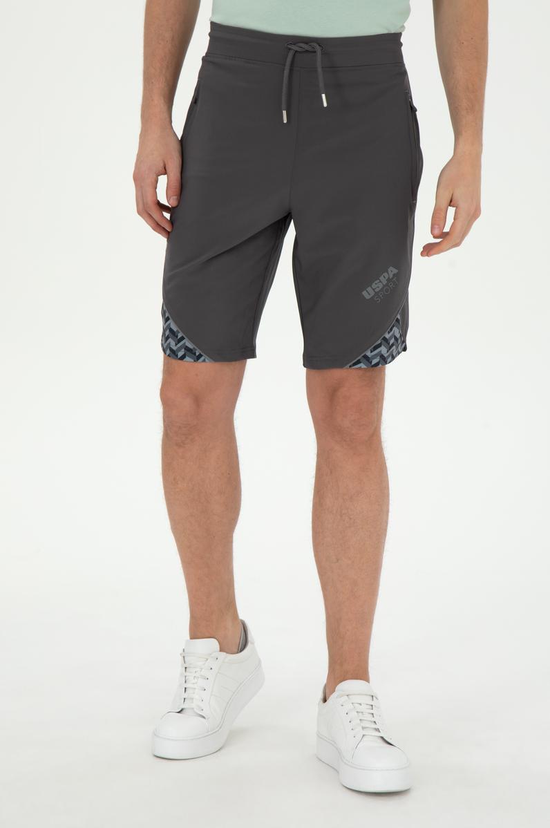 Erkek Antrasit Örme Şort