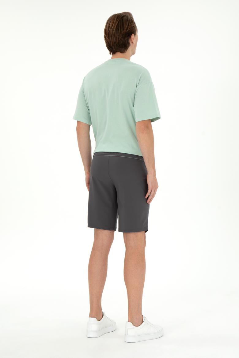 Erkek Antrasit Örme Şort - 50301141016