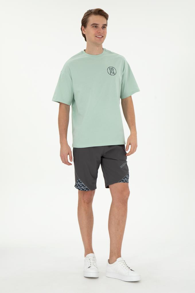 Erkek Antrasit Örme Şort