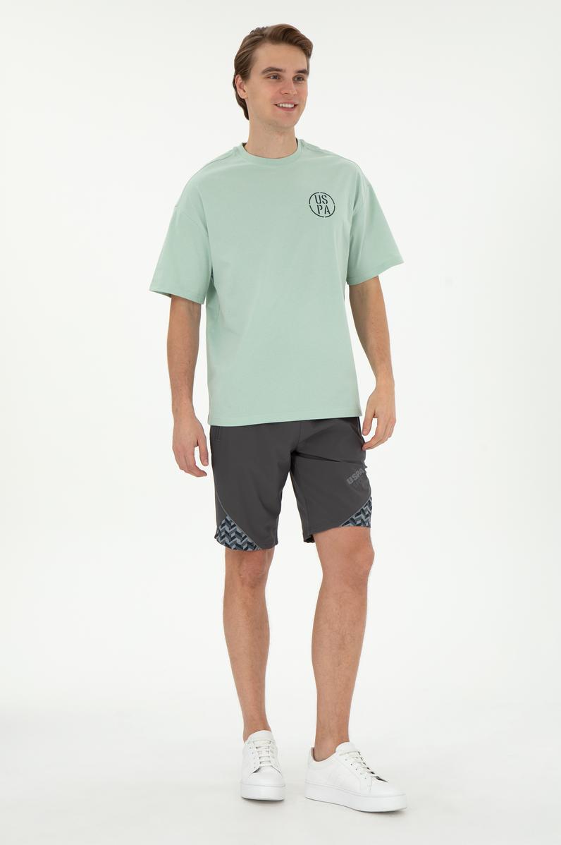 Erkek Antrasit Örme Şort