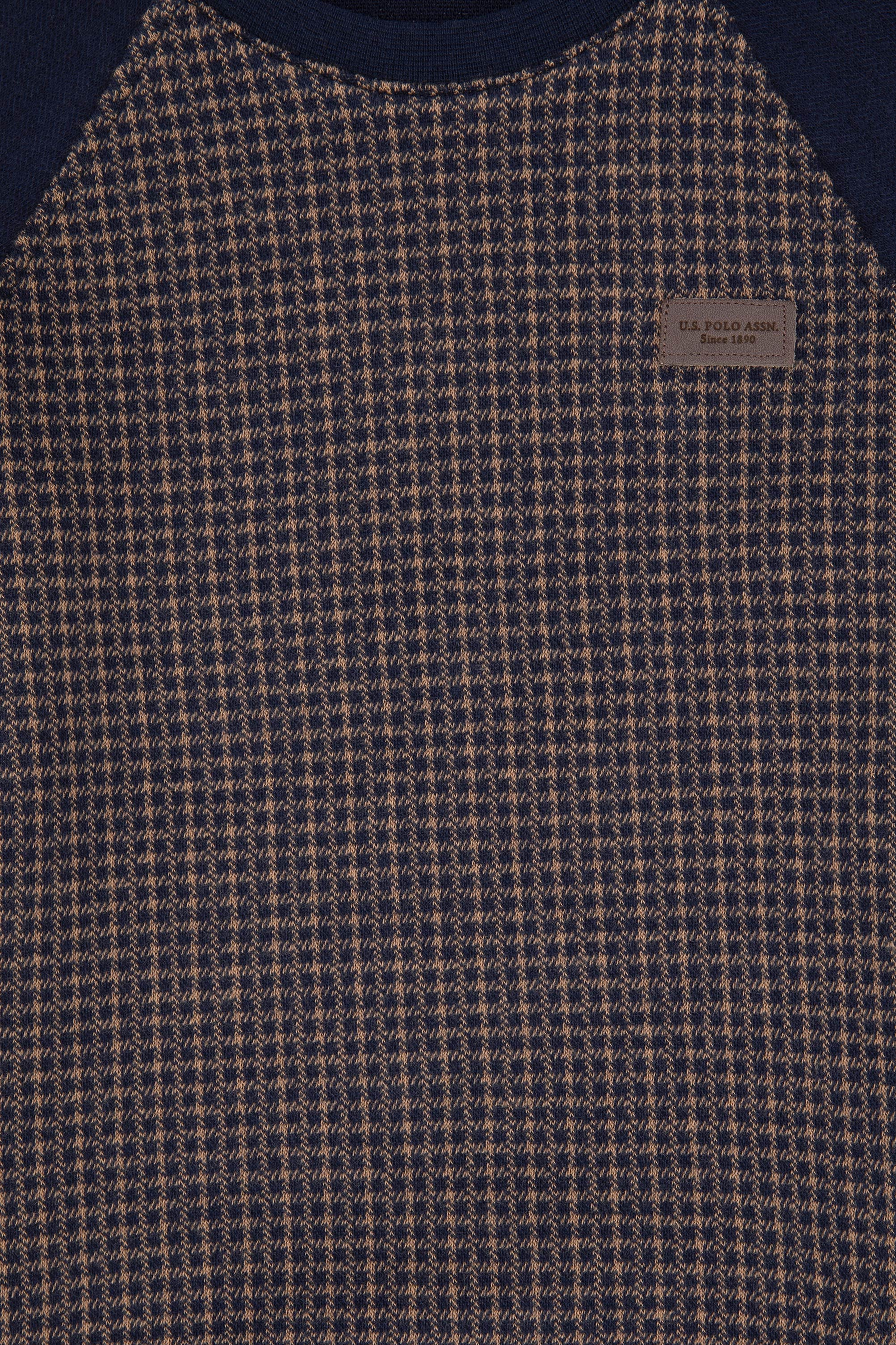 Erkek Çocuk İndigo Bisiklet Yaka Sweatshirt