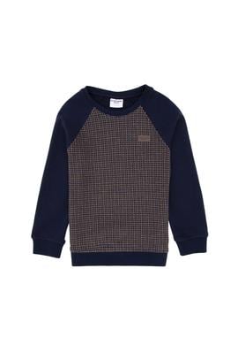 Erkek Çocuk İndigo Bisiklet Yaka Sweatshirt - 50290766026