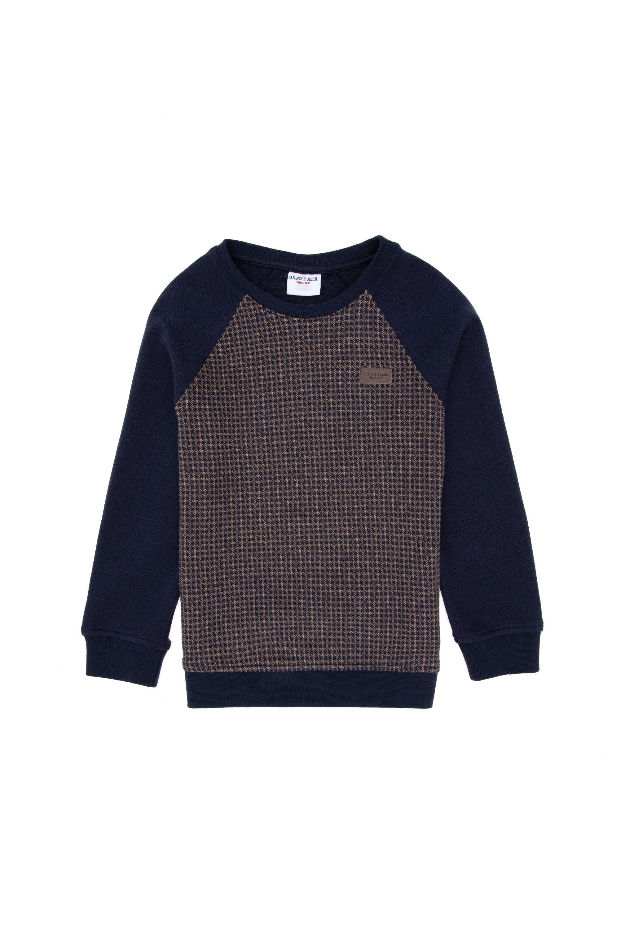 Erkek Çocuk İndigo Bisiklet Yaka Sweatshirt