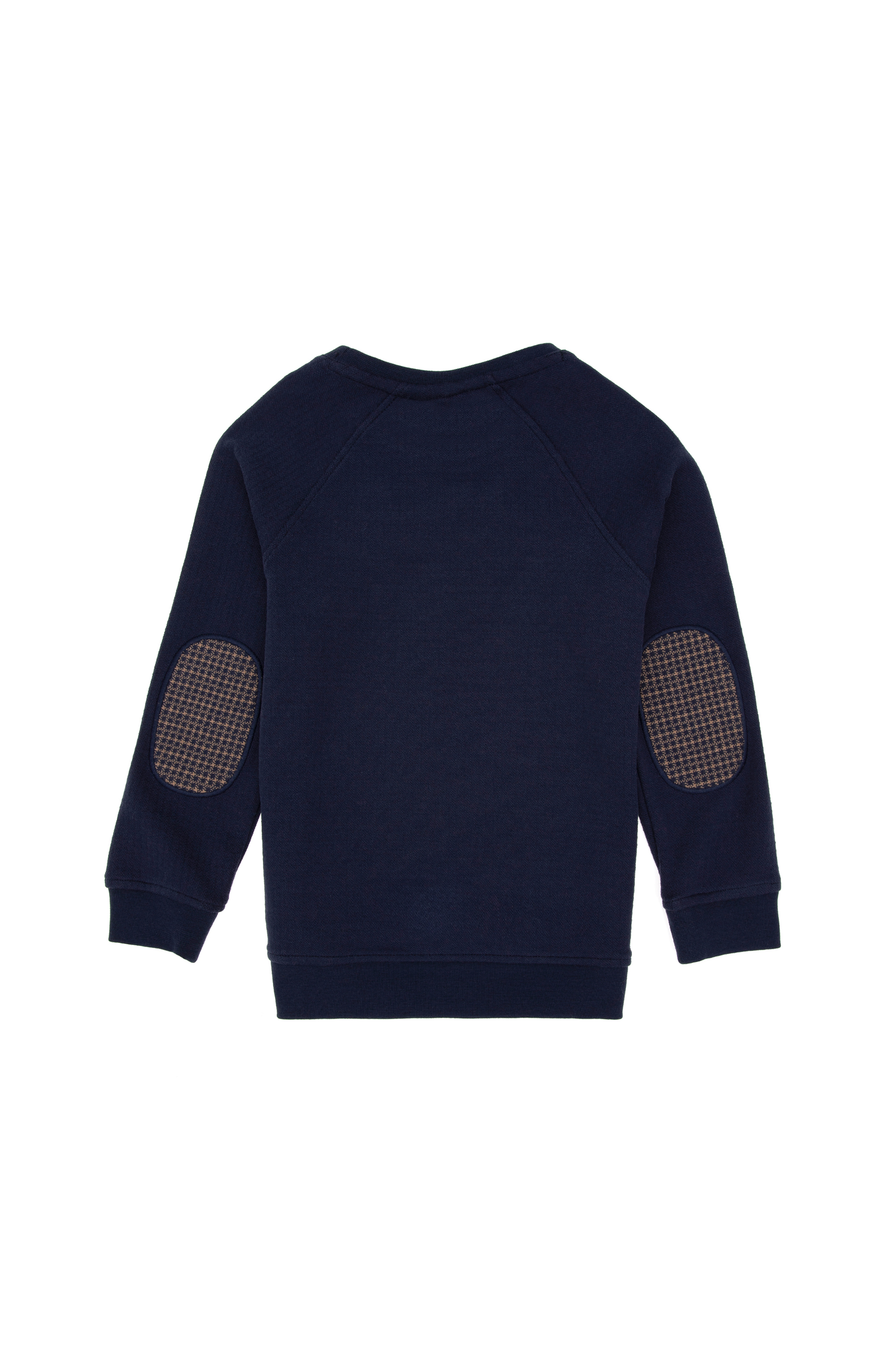 Erkek Çocuk İndigo Bisiklet Yaka Sweatshirt