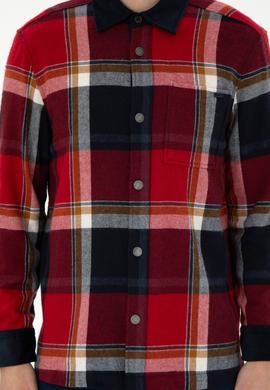 Erkek Kırmızı Uzun Kollu Gömlek - 50291252005