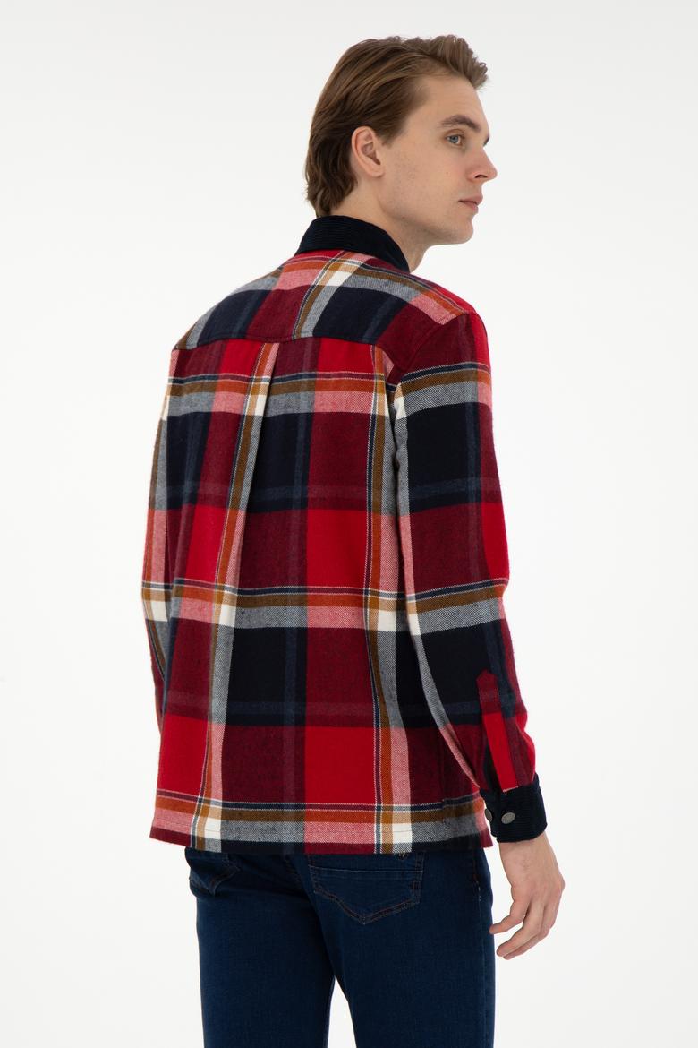 Erkek Kırmızı Uzun Kollu Gömlek - 50291252005