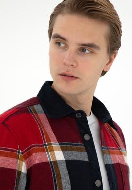 Erkek Kırmızı Uzun Kollu Gömlek - 50291252005