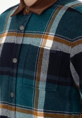 Erkek Koyu Yeşil Uzun Kollu Gömlek - 50291252018