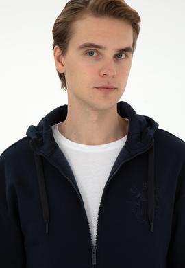 Erkek Lacivert Örme Hırka - 50290731026