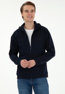 Erkek Lacivert Örme Hırka - 50290731026