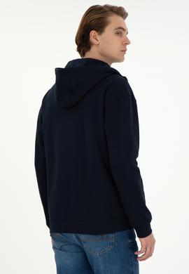 Erkek Lacivert Örme Hırka - 50290731026