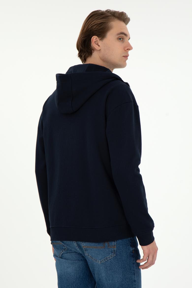 Erkek Lacivert Örme Hırka - 50290731026