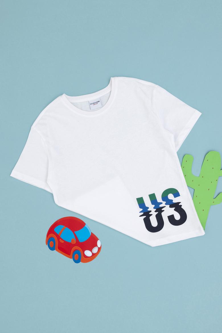 Erkek Çocuk Beyaz Tişört - 50295427006