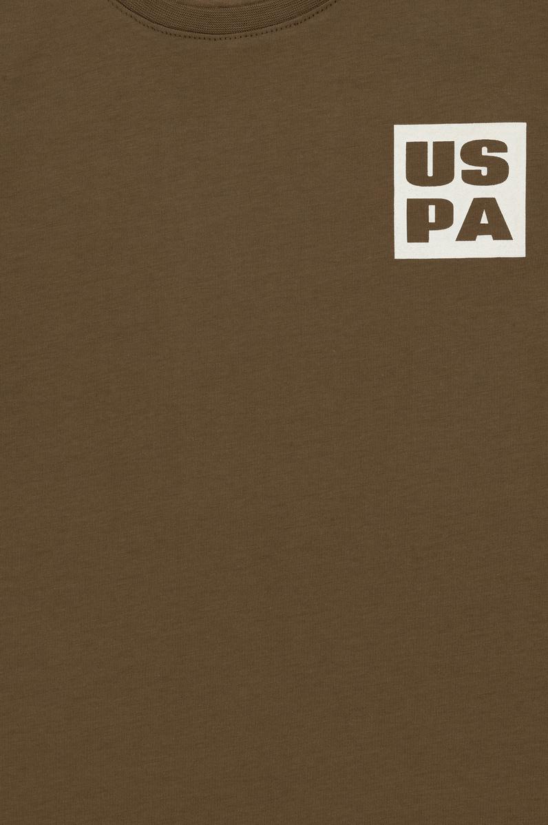 Erkek Çocuk Haki Oversize Bisiklet Yaka Tişört