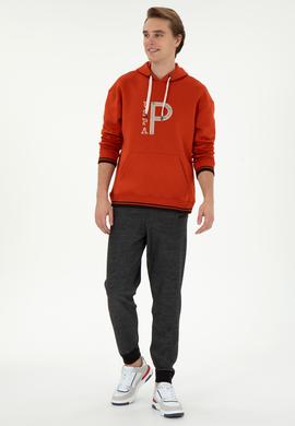 Erkek Antrasit Melanj Triko Pantolon - 50277419016