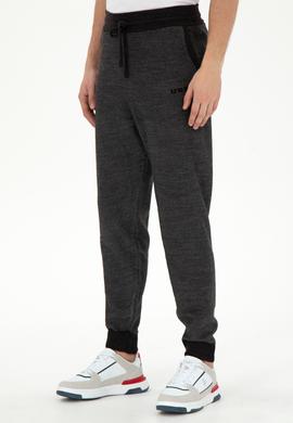 Erkek Antrasit Melanj Triko Pantolon - 50277419016