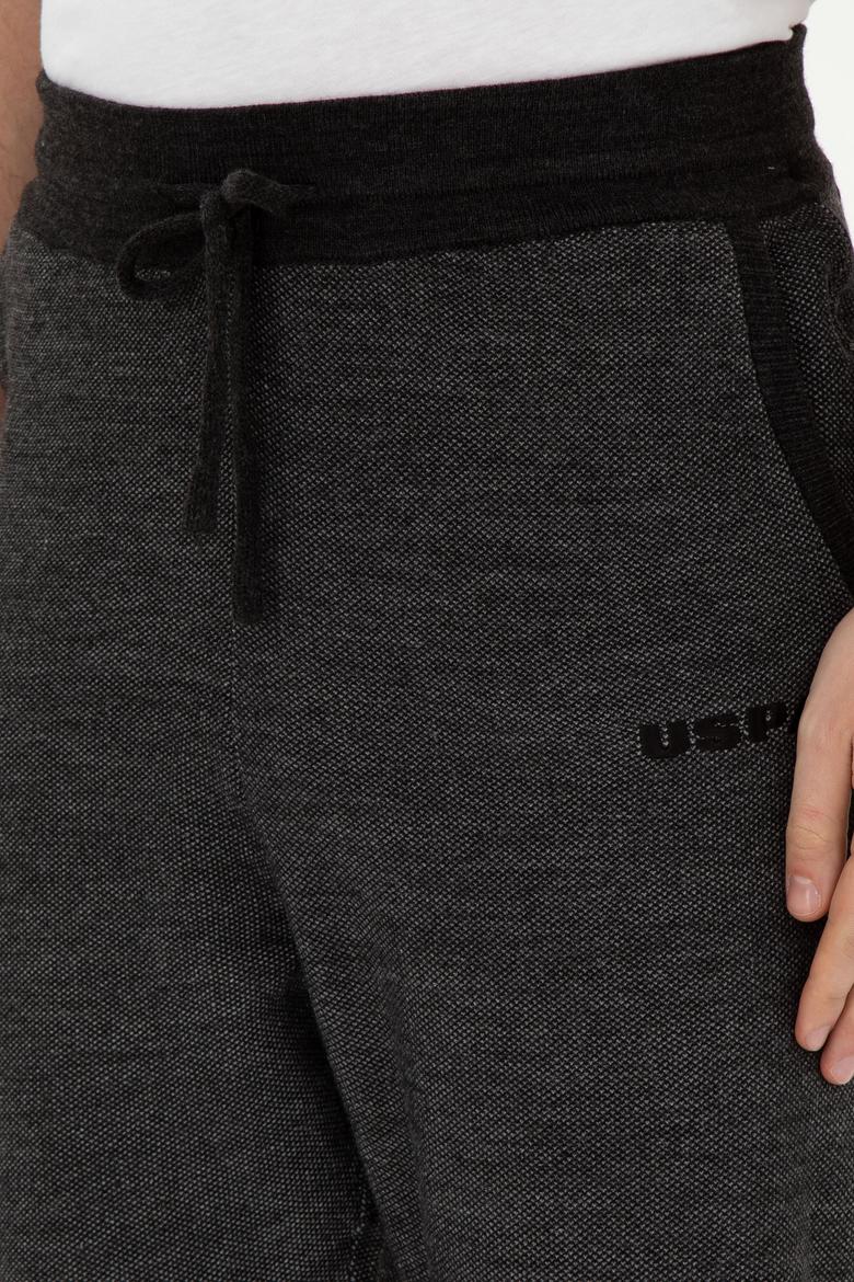 Erkek Antrasit Melanj Triko Pantolon - 50277419016