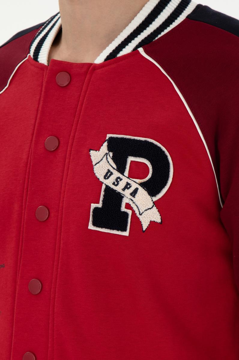 Erkek Kırmızı Örme Hırka