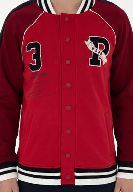 Erkek Kırmızı Örme Hırka - 50270843017