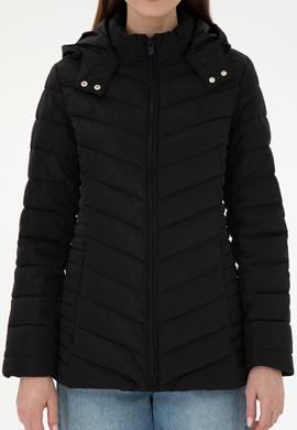 Kadın Siyah Mont - 50292672007