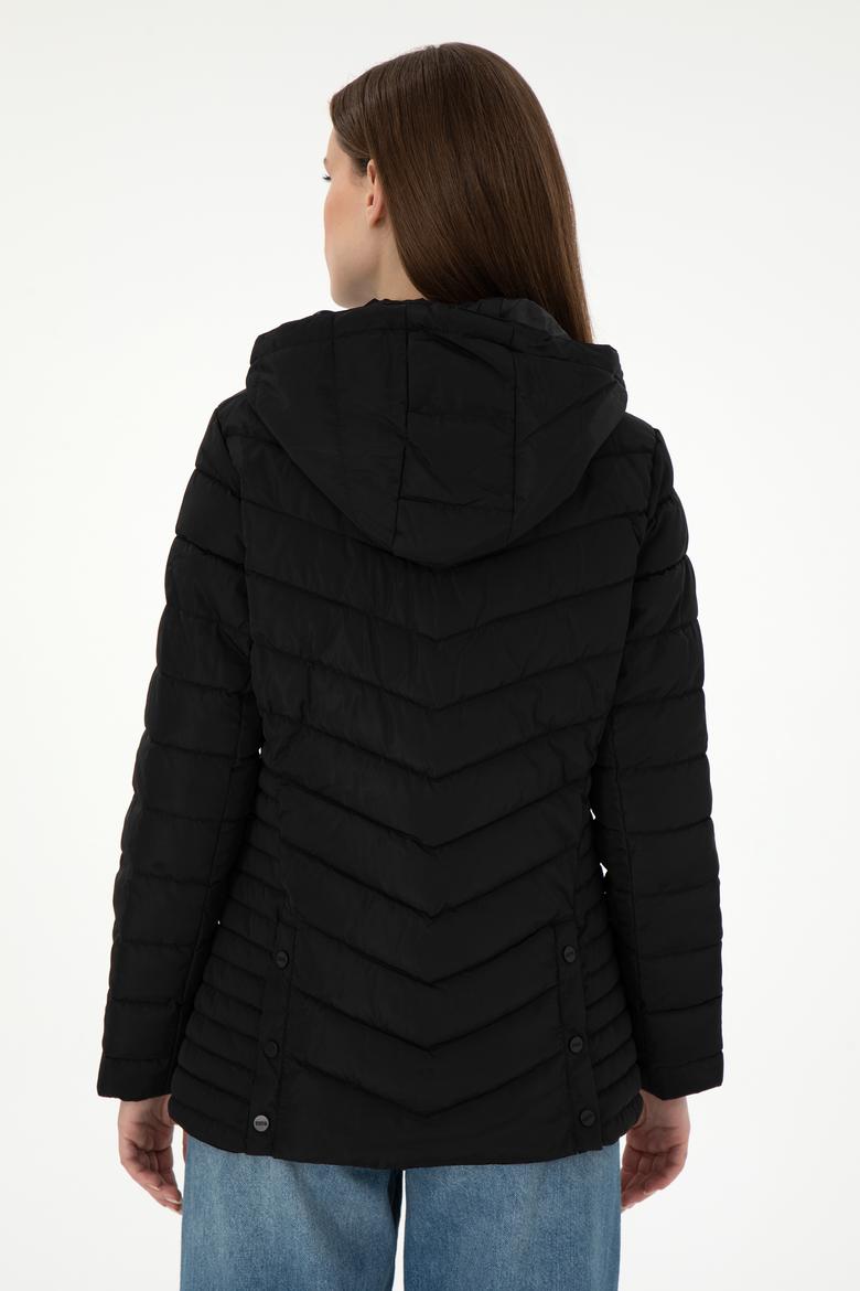 Kadın Siyah Mont - 50292672007