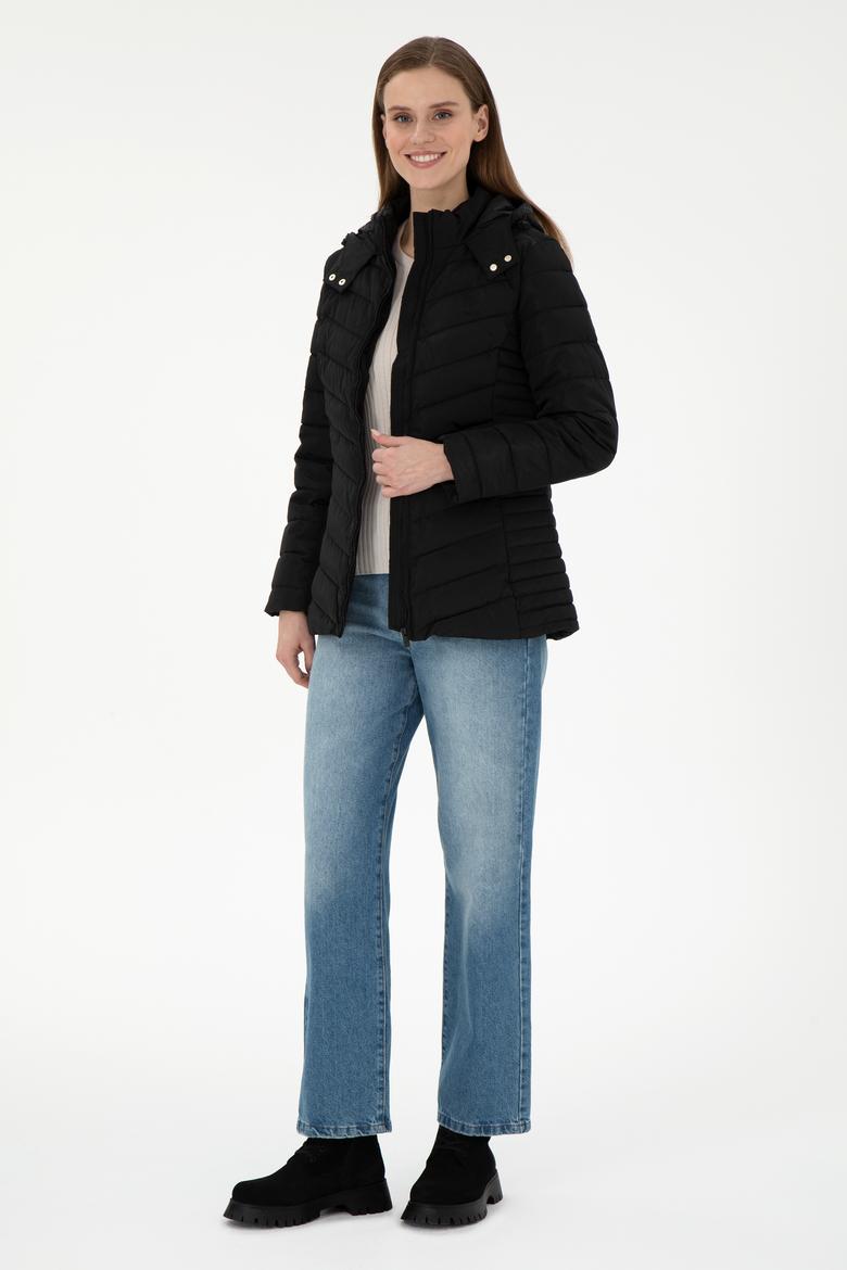 Kadın Siyah Mont - 50292672007