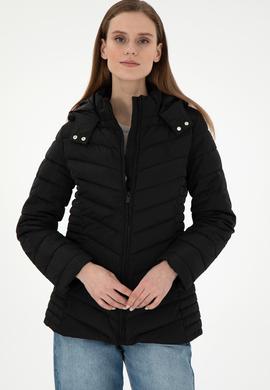 Kadın Siyah Mont - 50292672007