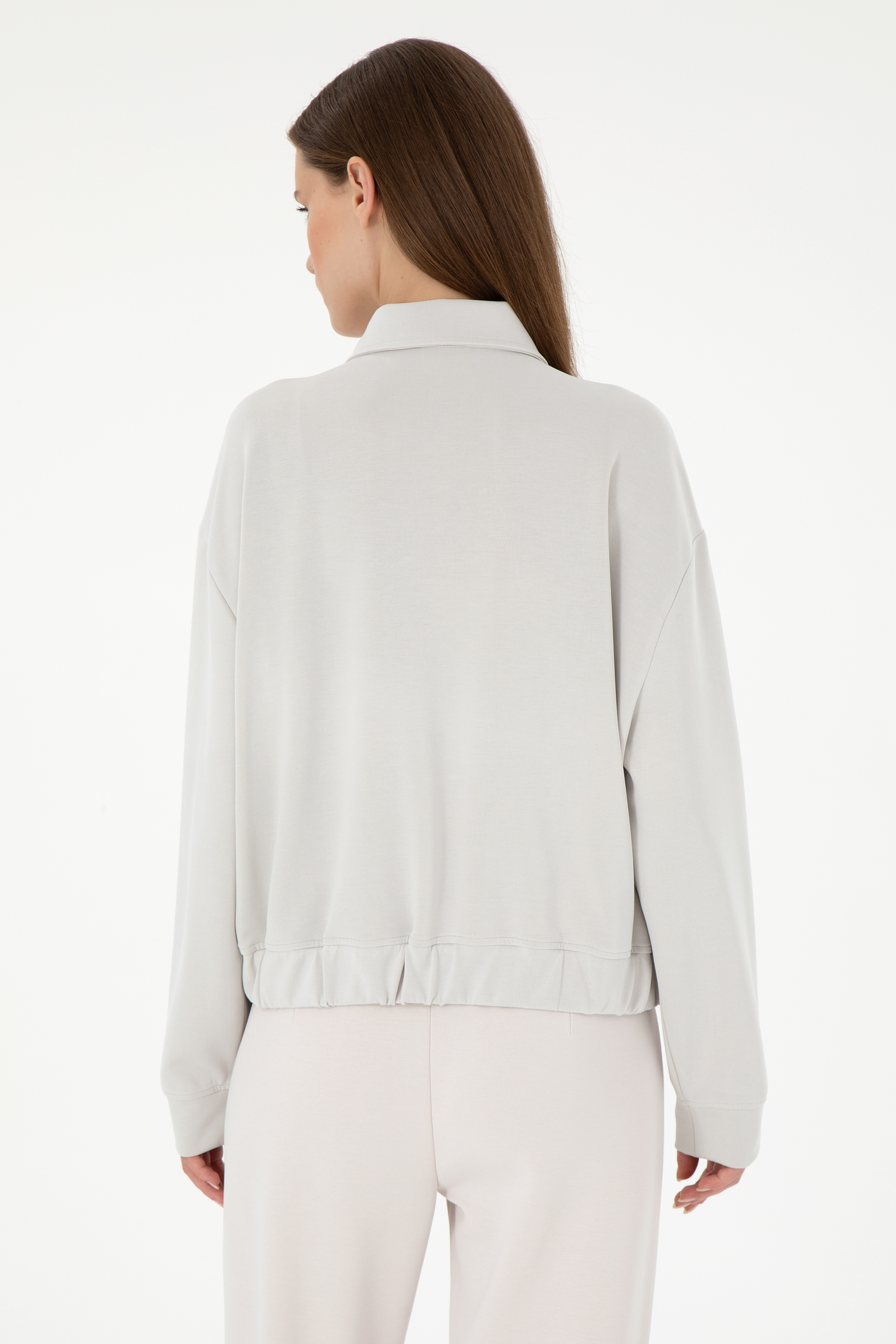 Kadın Taş Sweatshirt - Image 5