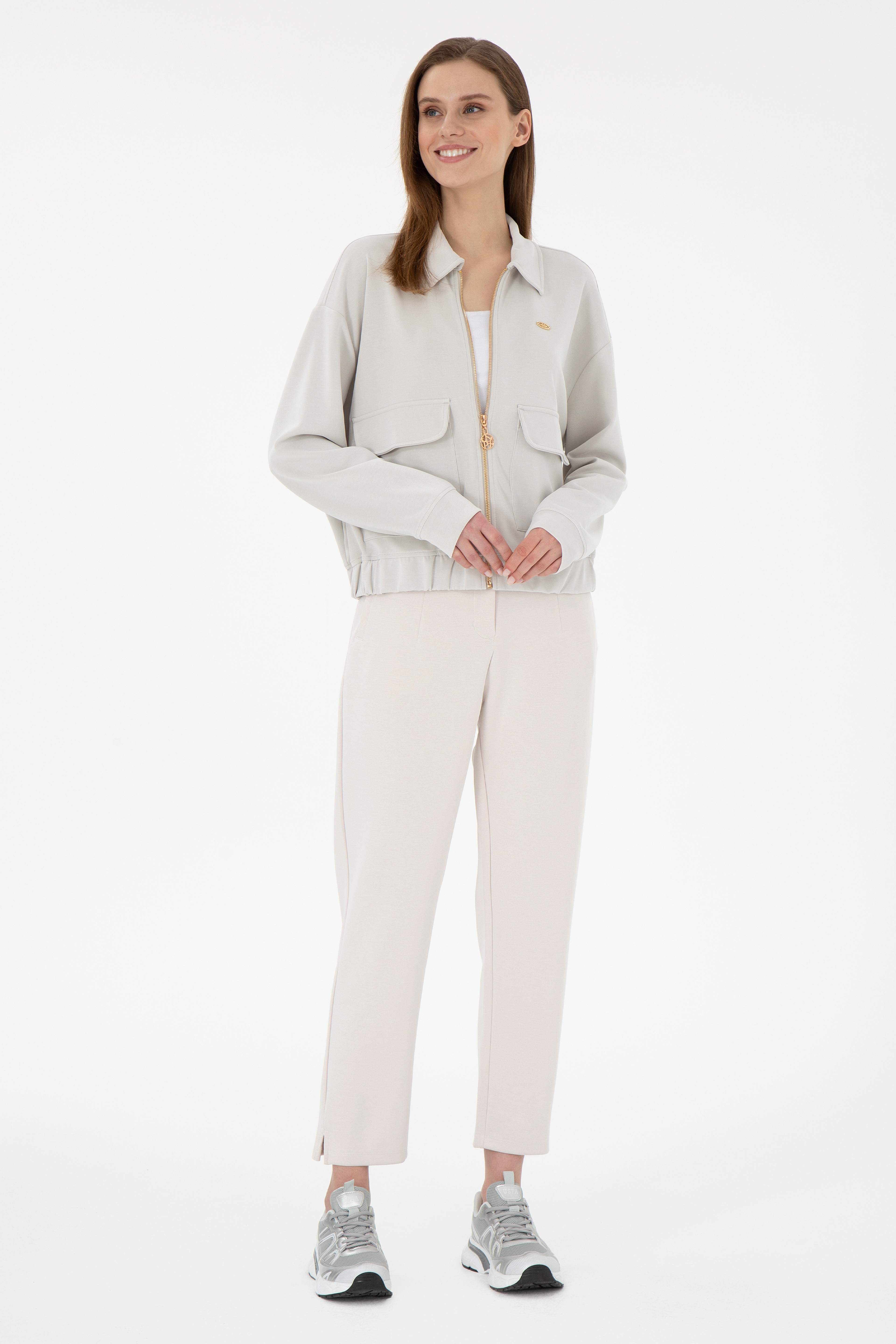 Kadın Taş Sweatshirt - Image 4