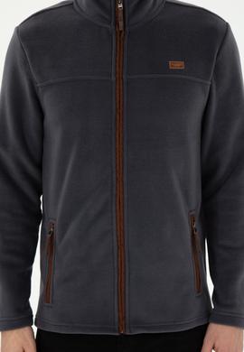 Erkek Antrasit  Polar Örme Hırka - 50290594039