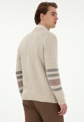 Erkek Taş Triko Hırka - 50293100025