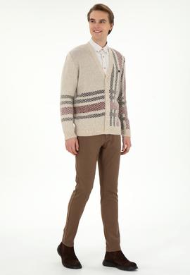 Erkek Taş Triko Hırka - 50293100025