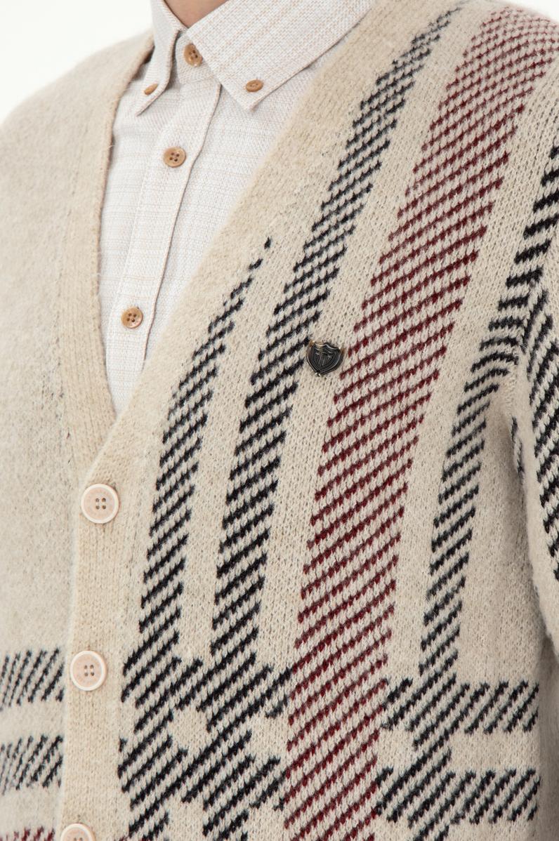 Erkek Taş Triko Hırka