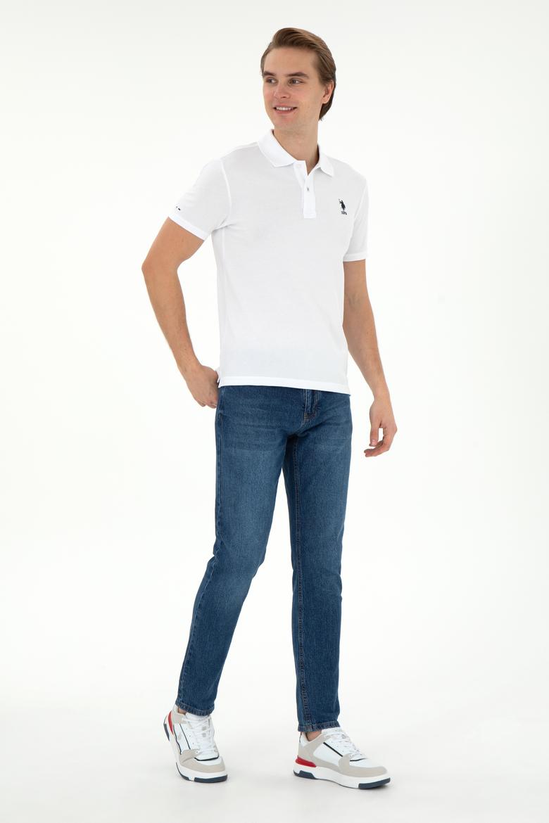 Erkek Beyaz Basic Tişört - 50297456007