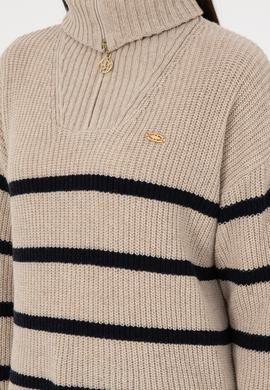 Kadın Taş V Yaka Kazak - 50297407003